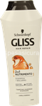 gliss shampoo 2in1 nutrimento ml.225                        