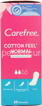 carefree cotton felel normal salvaslip 20 pz