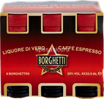 borghetti caffe' 20° ml.33,5x6                              