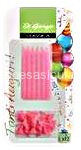 dg candeline torta pz.12 rosa