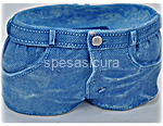 lovehome salvadanaio pantaloncino jeans 23516