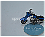 lovehome moto blu 23875