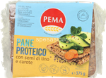 pema pane proteico lino carote gr.375                       