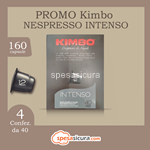kimbo kit 4x40 nespresso intenso 40 pz