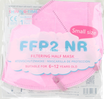 mascherina light pink ffp2 10 pz. small size flame brother