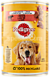 pedigree cane gelatina manzo gr.400