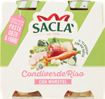 sacla' condiverde riso wurstel gr.290x2