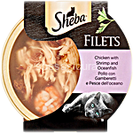 sheba gatto filets pollo/gamb/pesce gr.60