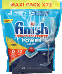 finish power 72 tabs limone maxi pack