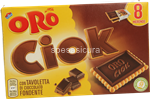 biscotti oro ciok saiwa con cioccolato fondente - 8 merende - 200 gr