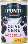 ponti olive nere snocciolate gr 400