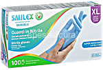 skin blu guanti s/p nitrile xlarge pz 100*