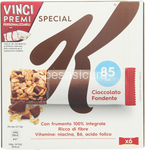 special k barrette cioccolato fondente gr.129 pz.6