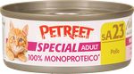 petreet scatoletta gatto sa23 monoproteico 100% pollo 60gr