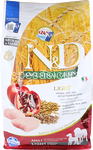 farmina n&d cane ancestral pollo e melograno light medium, maxi 2,5kg