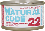 natural code 22 tonno e fegato di manzo gr.85