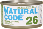 natural code 26 tonno e tacchino gr.85