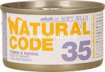 natural code 35 tonno e papaya gr.85