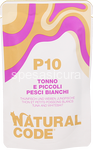 natural code p10 tonno e piccoli pesci bianchi gr.70