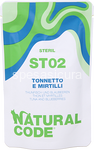 natural code steril st02 tonnetto e mirtilli gr.70