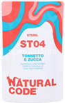 natural code  steril st04 tonnetto e zucca gr.70