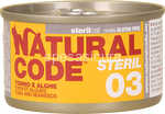 natural code steril 03 tonno e alghe gr.85