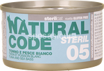 natural code steril 05 tonno e pesce bianco gr.85