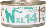 natural code xl14 manzo e prosciutto gr.170