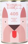 natural code 405 maiale e piselli gr.400