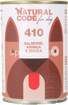 natural code 410 salmone, aringa e zucca gr.400