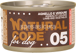 natural code dog 05 agnello e verdure gr.85