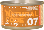 natural code dog 07 pollo e prosciutto gr.85