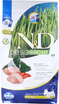 farmina n&d cane spirulina agnello adult mini 2kg