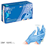 biosoft guanti nitrile blu l pz.100