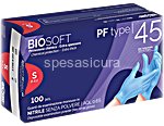 biosoft guanti nitrile blu s pz.100                         