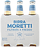 moretti birra filtrata a freddo ml.330x3