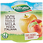 valfrutta polpa mela pesca gr.100 x 2