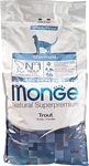 monge natural superpremium gatto sterilised trota 10 kg