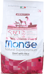 monge all breeds puppy  manzo e riso monoprotein 2,5 kg