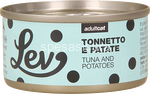 lev lattine umido gatto 100% naturale tonnetto e patate 70gr 
