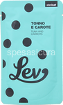 lev bustine umido gatto sterilizzato 100% nat. tonno e carote 60 gr.