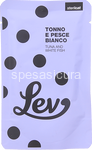 lev bustine umido gatto steril. 100% nat. tonno e pesce bianco 60 gr.