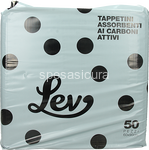 lev tappetini igienici carboni attivi per cani 50 pz 60x90