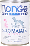 monge monoproteico 100% maiale 400 gr