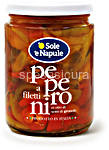 o' sole e napule peperoni a filetti in olio gr 280