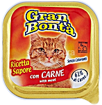 monge gran bonta' gatto vaschetta carne gr 100