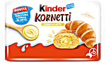 kinder kornetti crema latte t6 gr 270