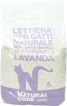 natural code  lettiera bentonite agglomerante lavanda 5l