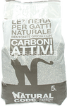natural code  lettiera bentonite agglom. carboni attivi 5l