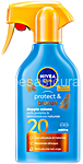 nivea sun protect&bronze trigger fp20 ml. 250
